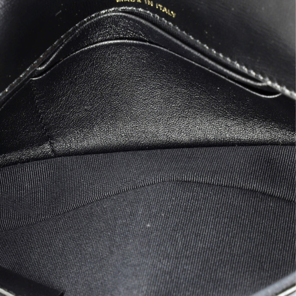 Giant CC Flap Baguette Bag Quilted Lambskin