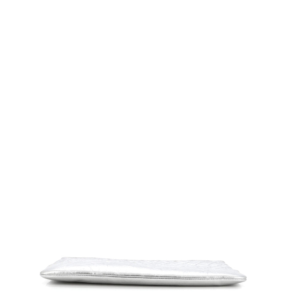 Gabrielle O Case Clutch Quilted Aged Calfskin Large