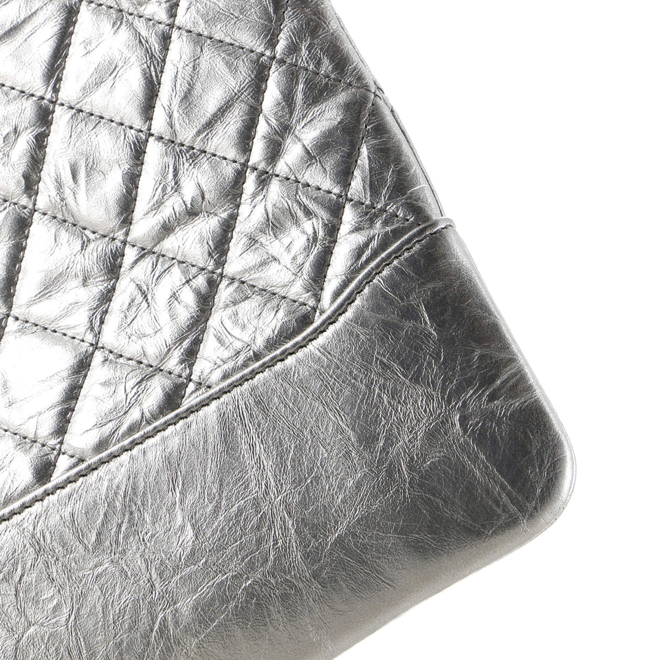 Gabrielle O Case Clutch Quilted Aged Calfskin Large