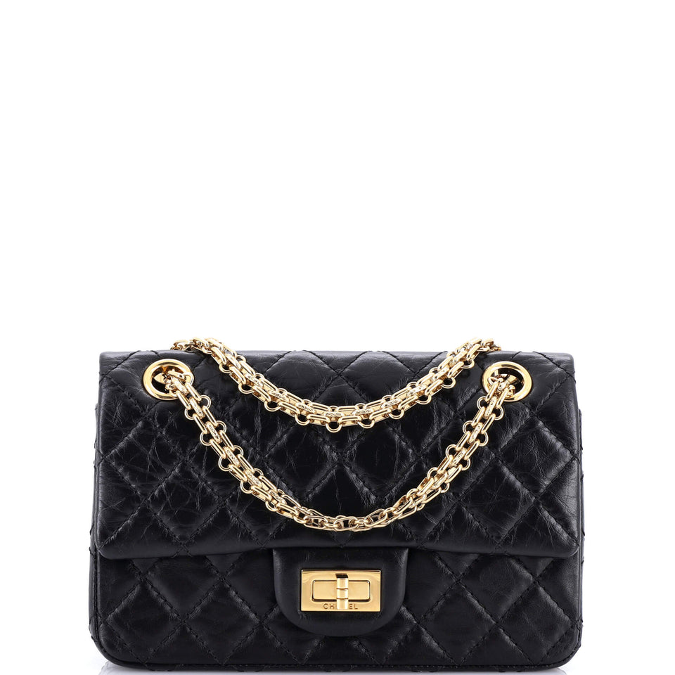 Reissue 2.55 Flap Bag Quilted Aged Calfskin Mini