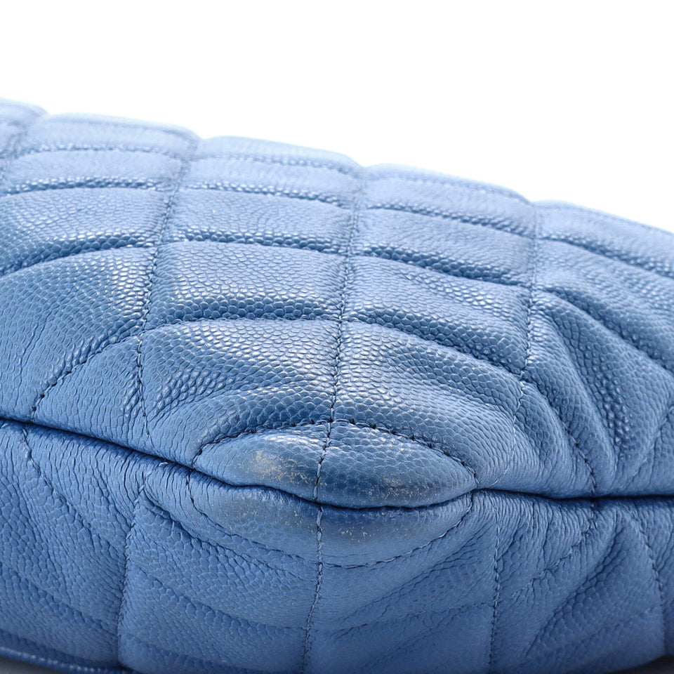 O Case Clutch Quilted Caviar Large