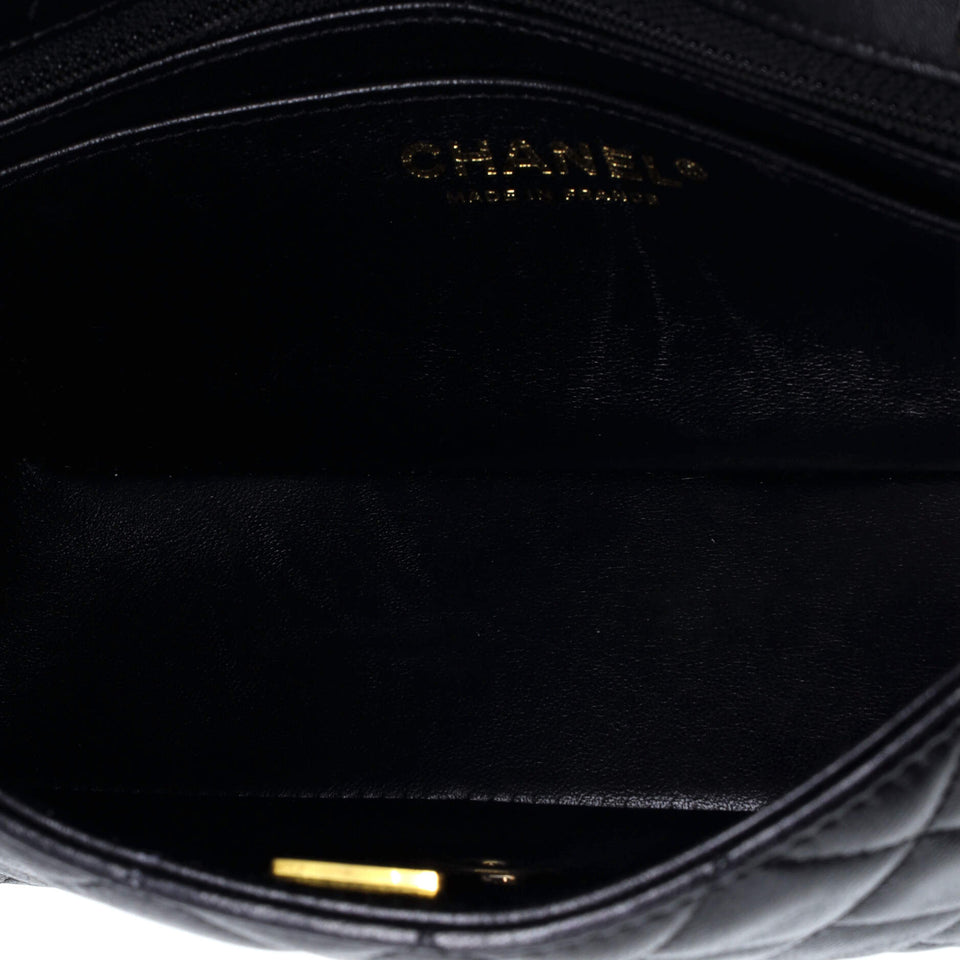 Classic Single Flap Bag Quilted Lambskin Mini