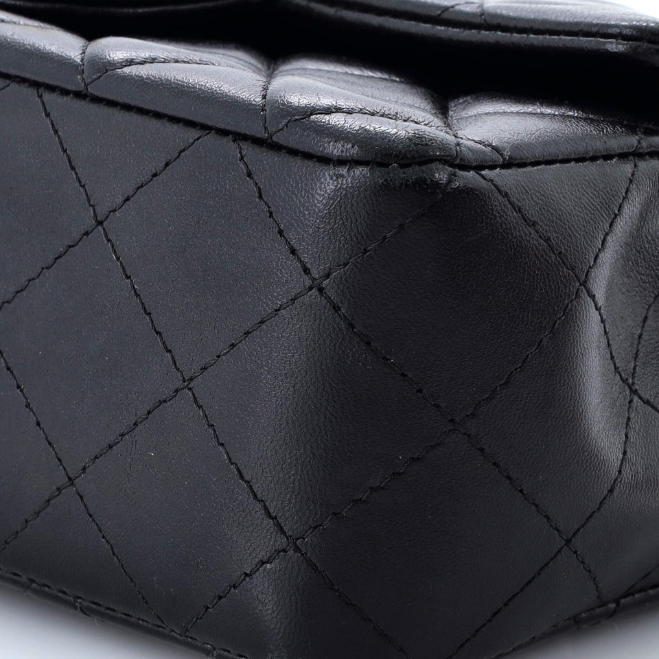 Classic Single Flap Bag Quilted Lambskin Mini