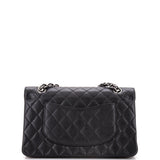 Vintage Classic Double Flap Bag Quilted Caviar Medium
