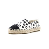 Women's Cap Toe Espadrilles Printed Canvas