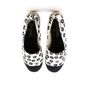 Women's Cap Toe Espadrilles Printed Canvas