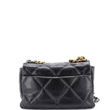 19 Flap Bag Quilted Leather Large