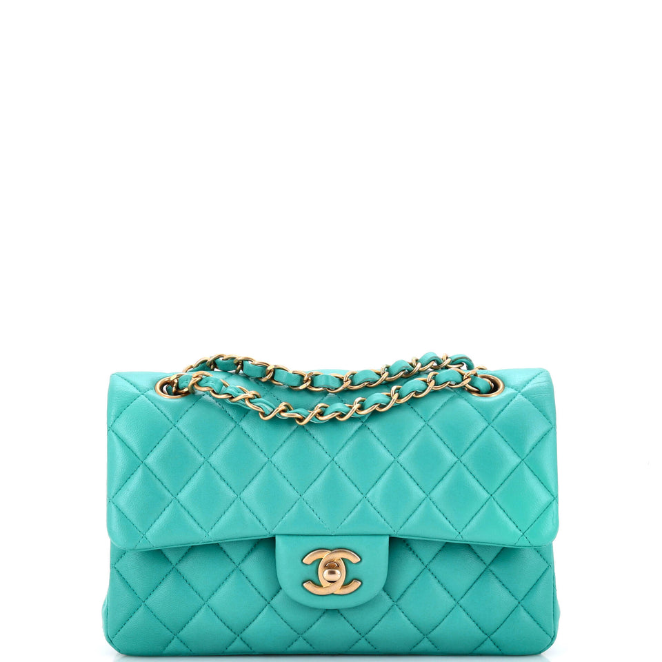 Classic Double Flap Bag Quilted Lambskin Small