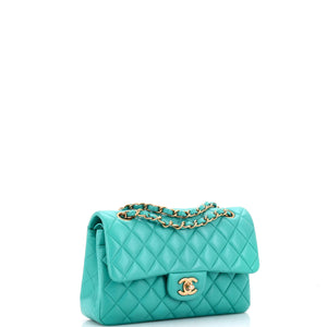 Classic Double Flap Bag Quilted Lambskin Small