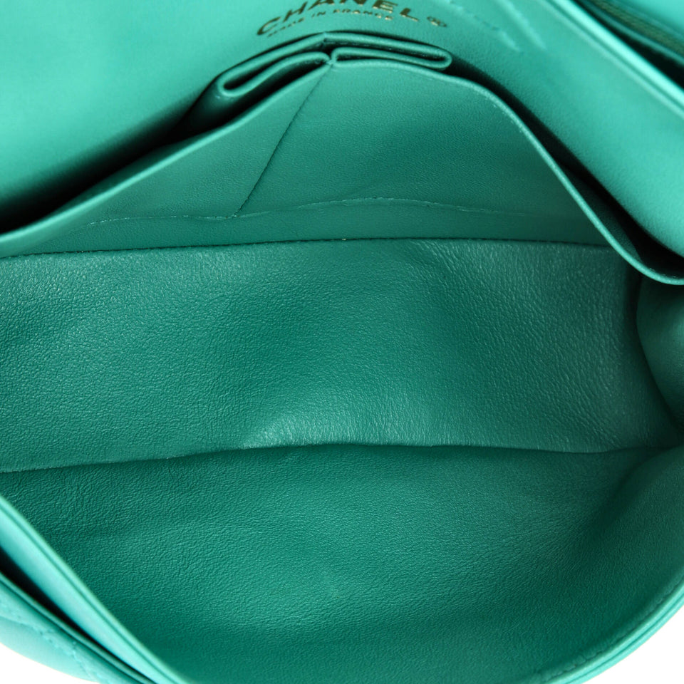Classic Double Flap Bag Quilted Lambskin Small
