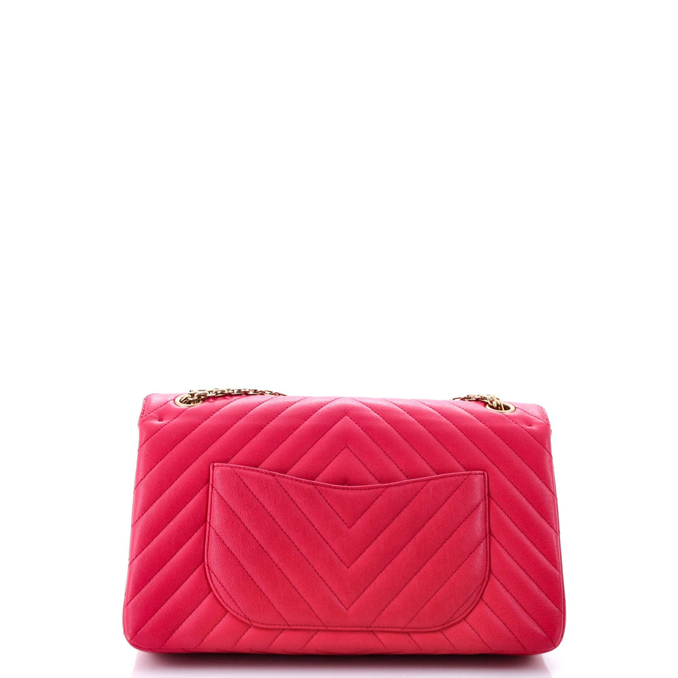 Reissue 2.55 Flap Bag Chevron Aged Calfskin 226