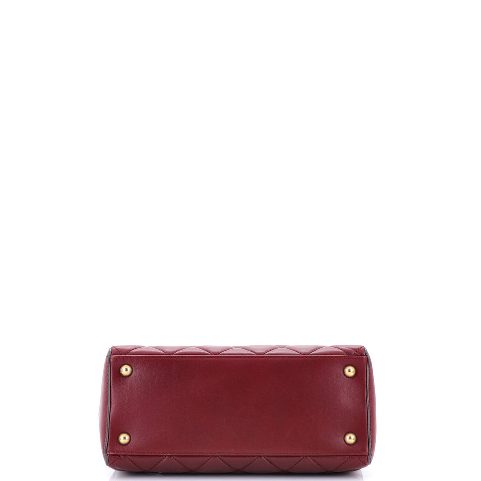 Perfect Edge Tote Quilted Leather Mini
