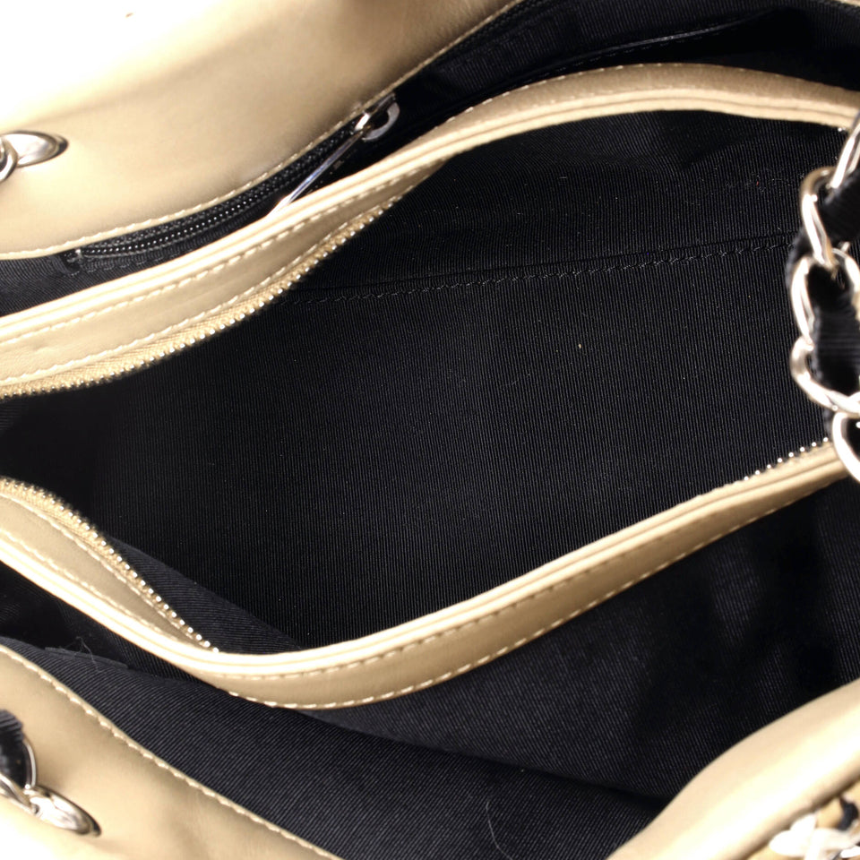 Just Mademoiselle Bag Woven Stitch Patent Medium