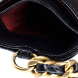 19 ID Card Holder on Chain Quilted Goatskin