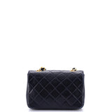 Vintage CC Chain Flap Bag Quilted Leather Extra Mini