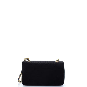 Vintage Full Flap Bag Quilted Jersey Mini