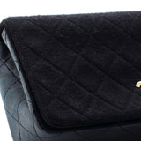 Vintage Full Flap Bag Quilted Jersey Mini