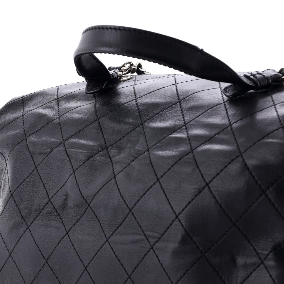 Doctor Bowling Bag Quilted Calfskin Medium