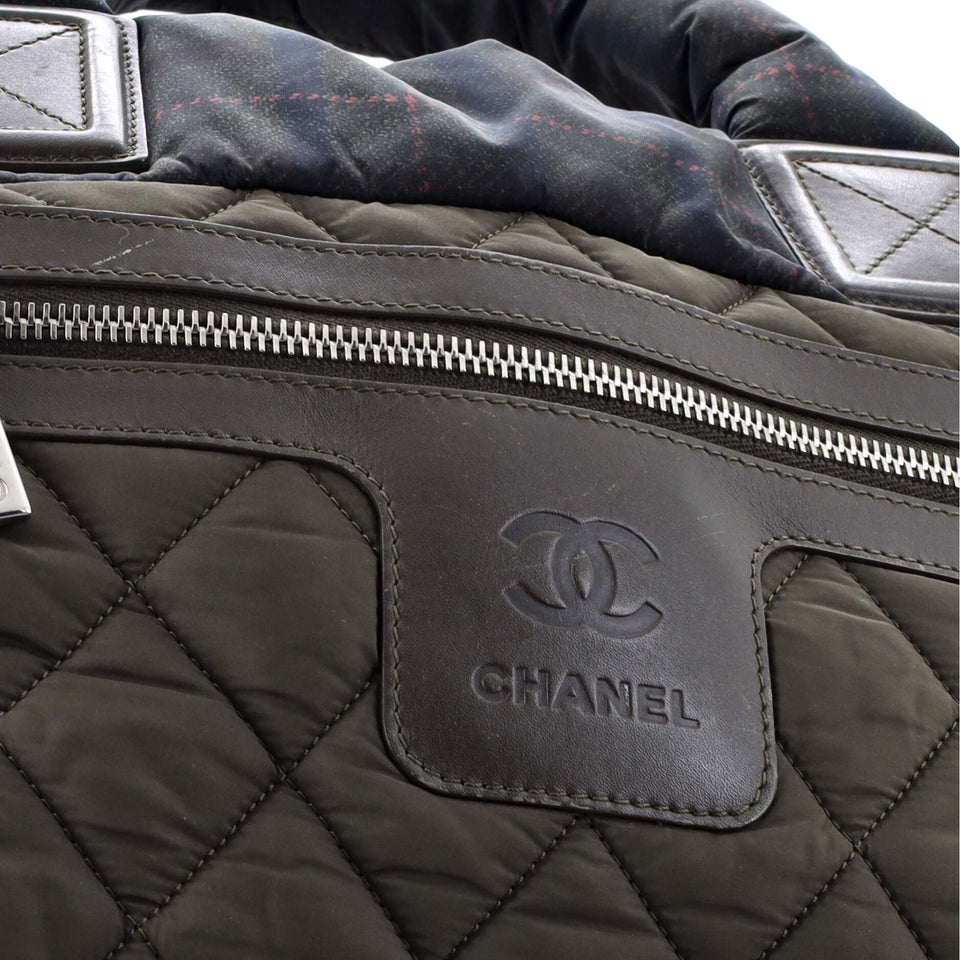 Coco Cocoon Reversible Tote Quilted Printed Nylon Small