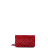 Fancy Wallet on Chain Quilted Calfskin