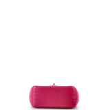 Square Classic Single Flap Bag Chevron Lambskin Mini