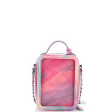 Filigree Vertical Vanity Case PVC with Lambskin