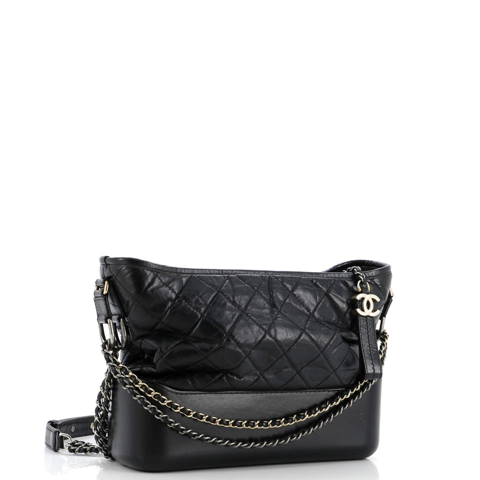 Gabrielle Hobo Quilted Aged Calfskin Medium