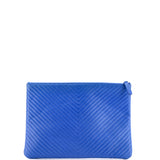 O Case Clutch Chevron Caviar Medium