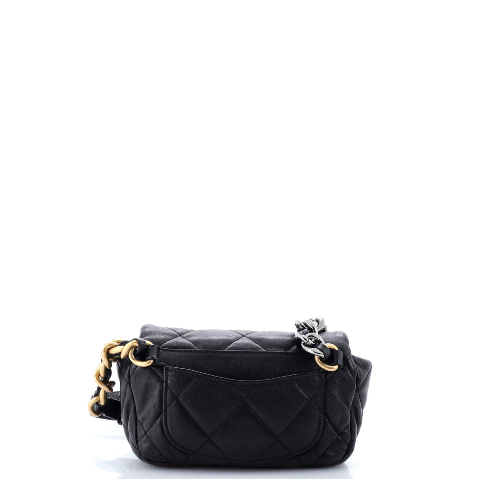 19 Belt Bag Quilted Leather