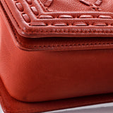Paris-Dallas Boy Flap Bag Whipstitch Caviar Old Medium
