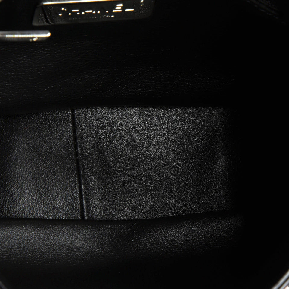 Two Tone Envelope Flap Bag Quilted Calfskin Medium