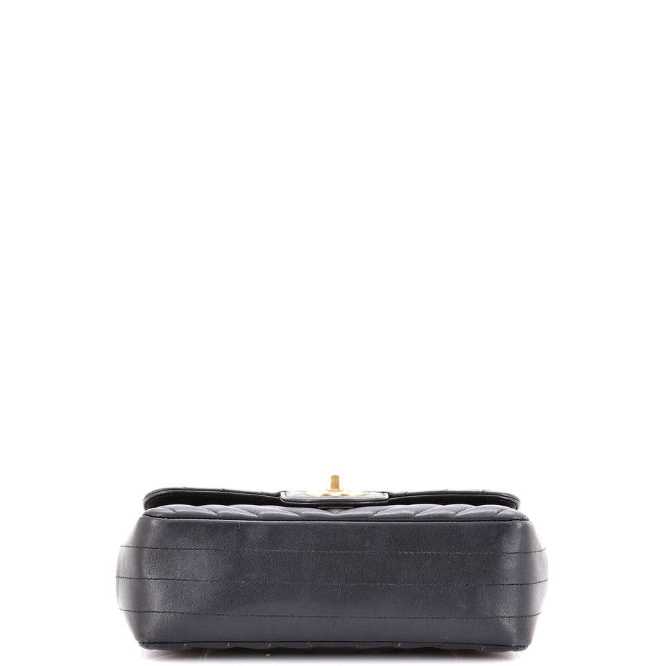 Classic Single Flap Bag Chevron Lambskin Mini