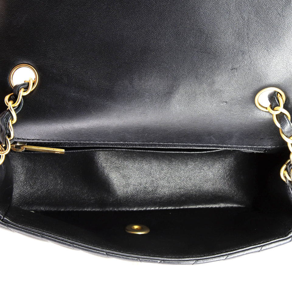 Classic Single Flap Bag Chevron Lambskin Mini