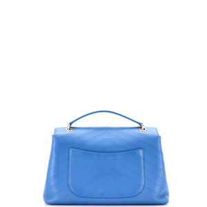 Chevron Chic Top Handle Bag Chevron Calfskin Medium