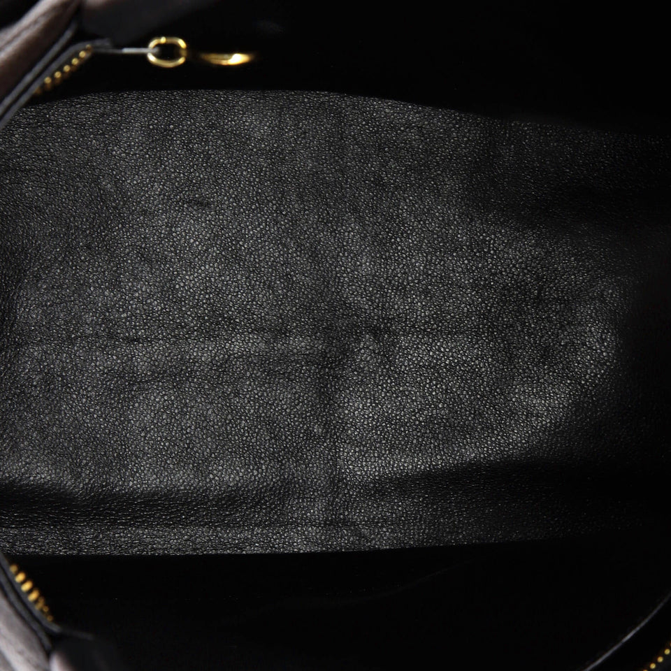 Medallion Tote Quilted Caviar