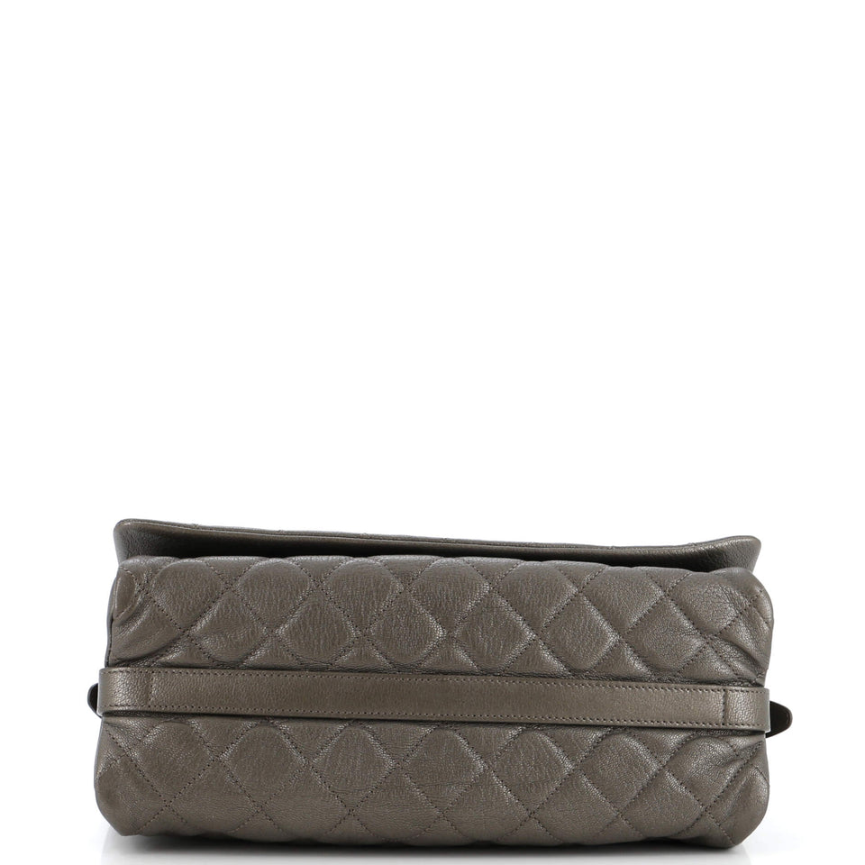City Rock Flap Bag Quilted Goatskin Large