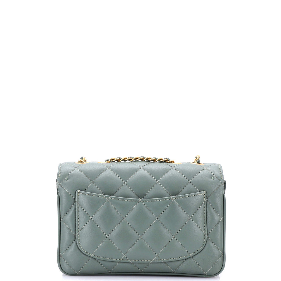 Daily Companion Coco Vintage Flap Bag Quilted Lambskin Small