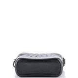 Gabrielle Hobo Chevron Metallic Aged Calfskin Small