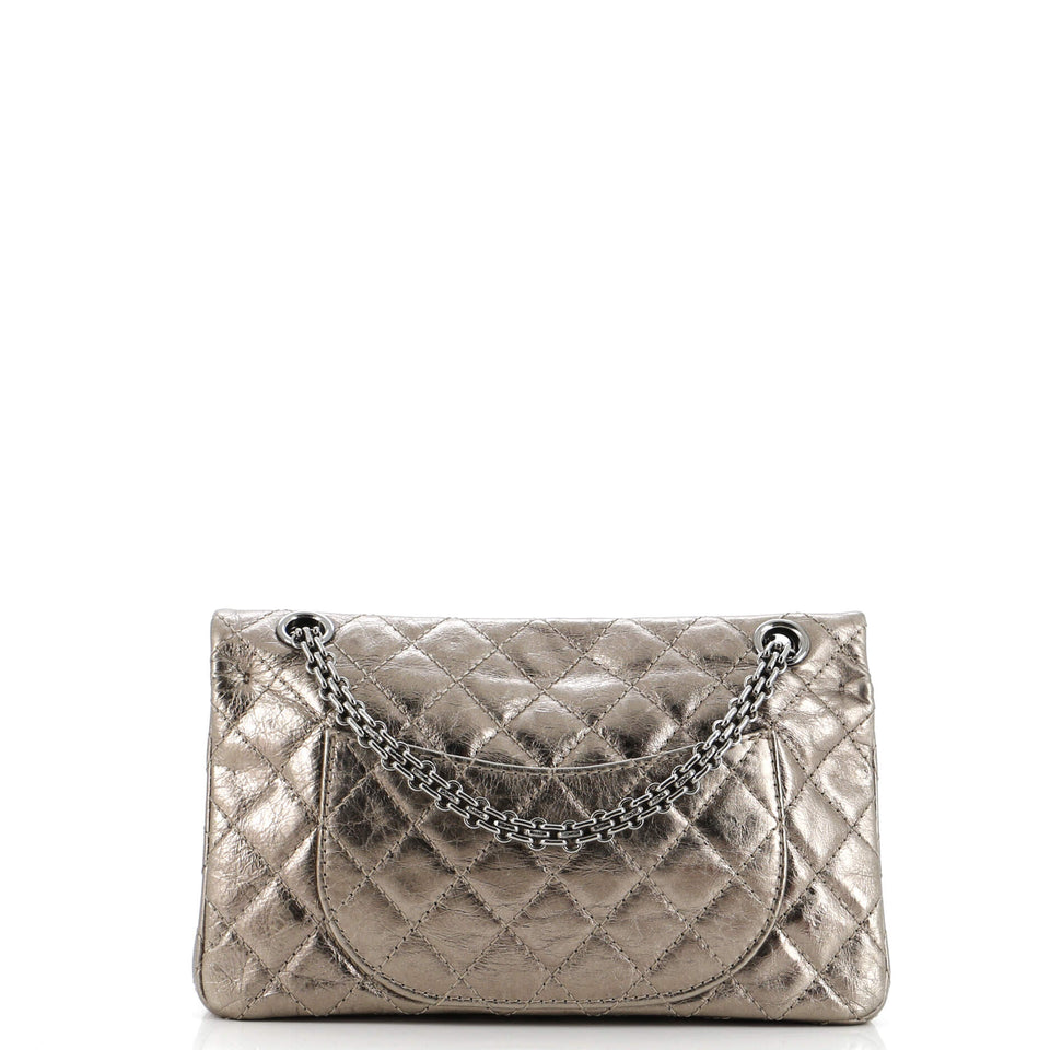 Reissue 2.55 Flap Bag Quilted Metallic Aged Calfskin 225