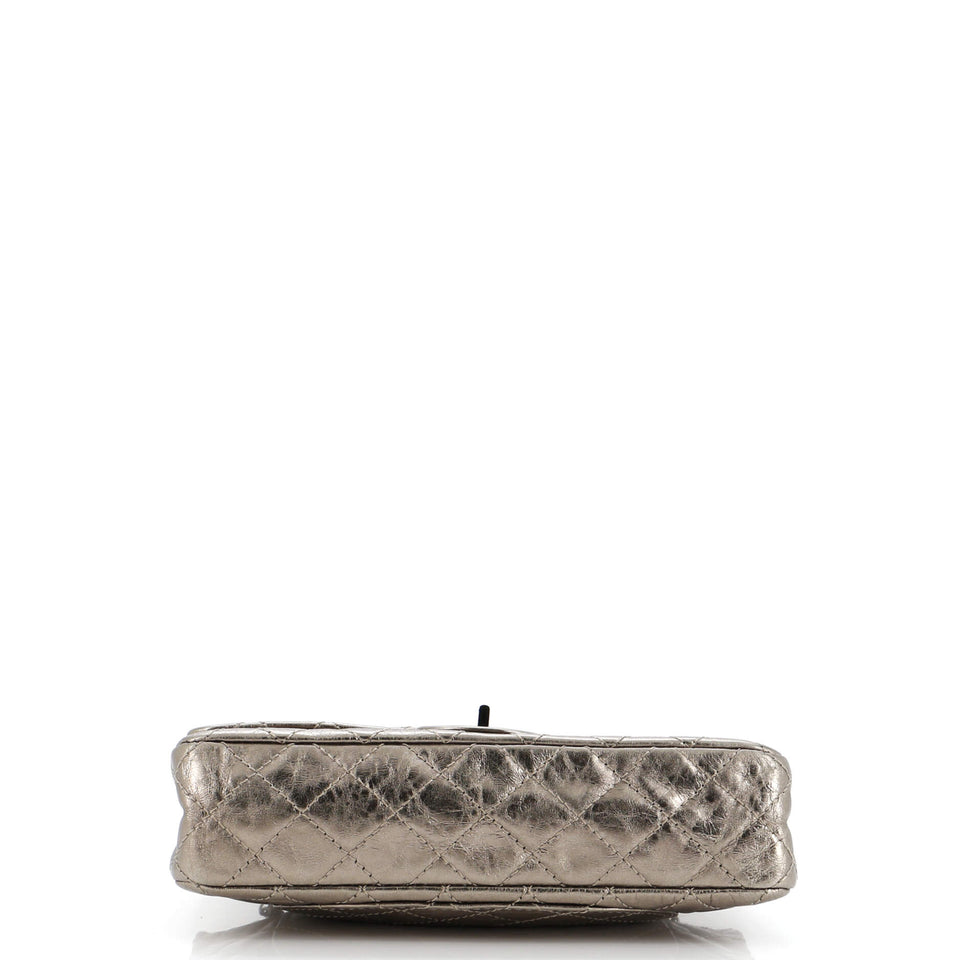 Reissue 2.55 Flap Bag Quilted Metallic Aged Calfskin 225