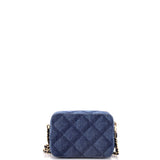 Camera Case Bag 3D Quilt Printed Denim