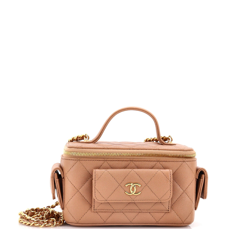 Quilted Polly Pocket Top Vanity Quilted Caviar East West