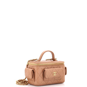 Quilted Polly Pocket Top Vanity Quilted Caviar East West