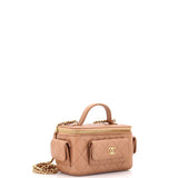 Quilted Polly Pocket Top Vanity Quilted Caviar East West