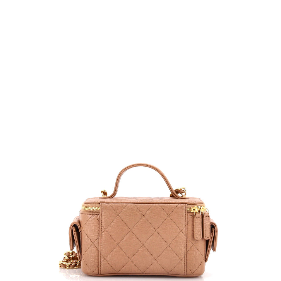 Quilted Polly Pocket Top Vanity Quilted Caviar East West