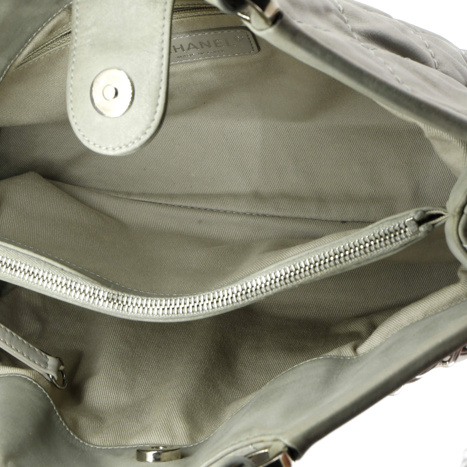 CC Sea Hit Tote Quilted Iridescent Calfskin Small