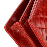 Rita Top Handle Flap Bag Quilted Aged Calfskin Large