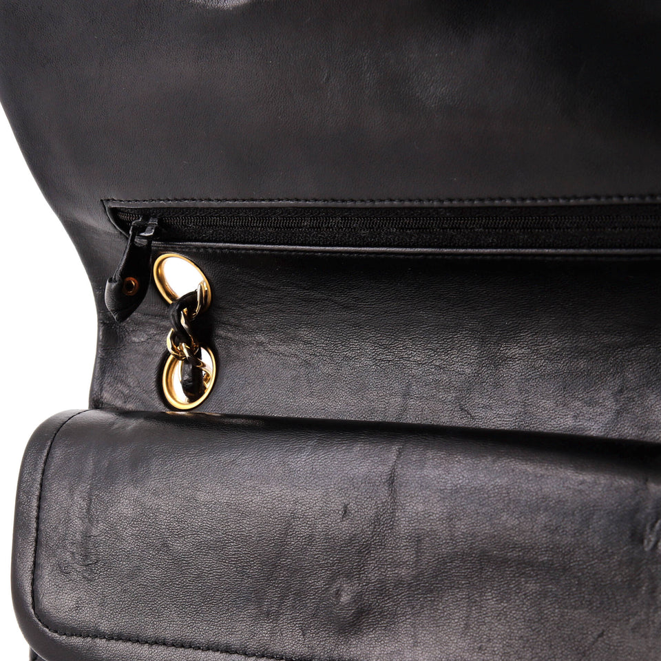Vintage Classic Double Flap Bag Quilted Lambskin Small