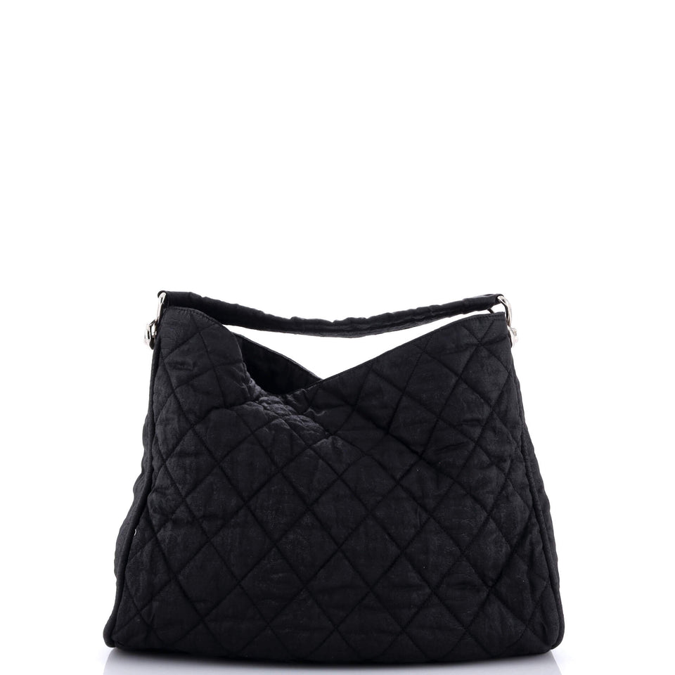 Marais Hobo Quilted Coated Canvas