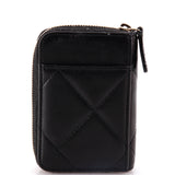 19 Card Holder Zip Coin Purse Quilted Lambskin
